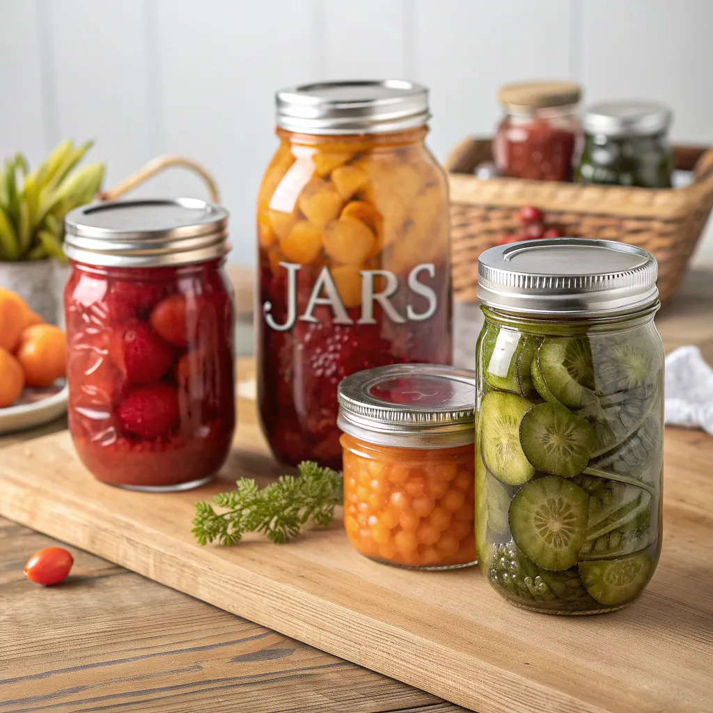 Assorted Home-Canned Jars